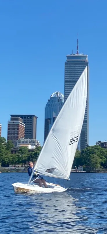 Sailing on the Charles River in Boston