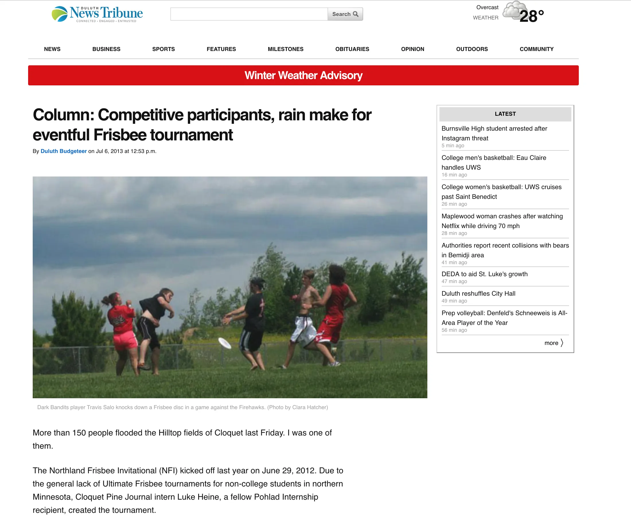 Duluth News Tribune