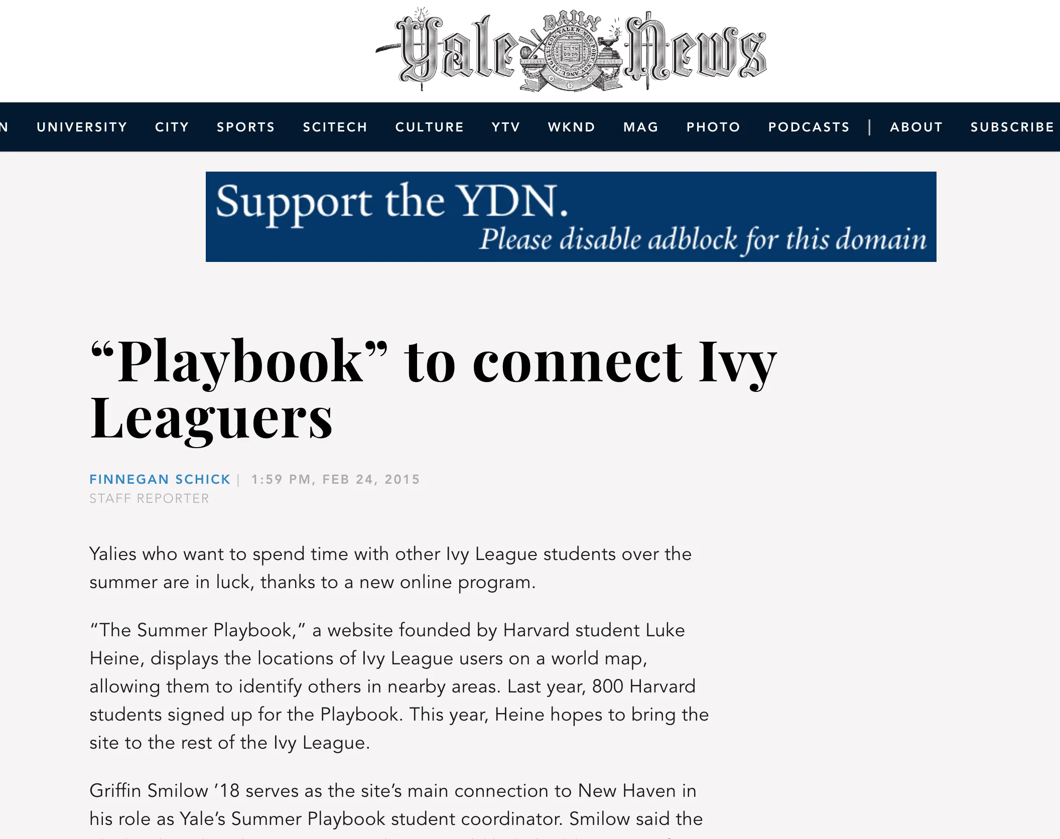 Yale Daily News